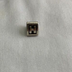 Pandora Silver Letter H Charm